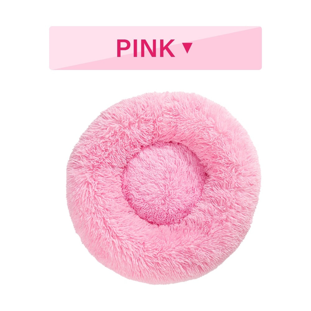 Fluffy Donut Dog Bed Washable Pet Sofa Mat