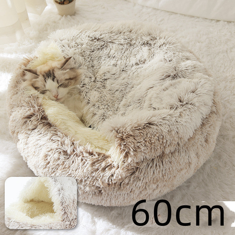 2 In 1 Dog And Cat Bed Pet Winter Bed