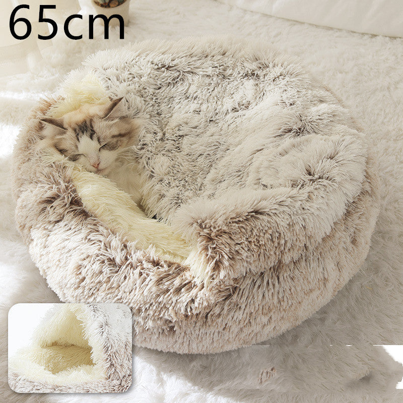 2 In 1 Dog And Cat Bed Pet Winter Bed