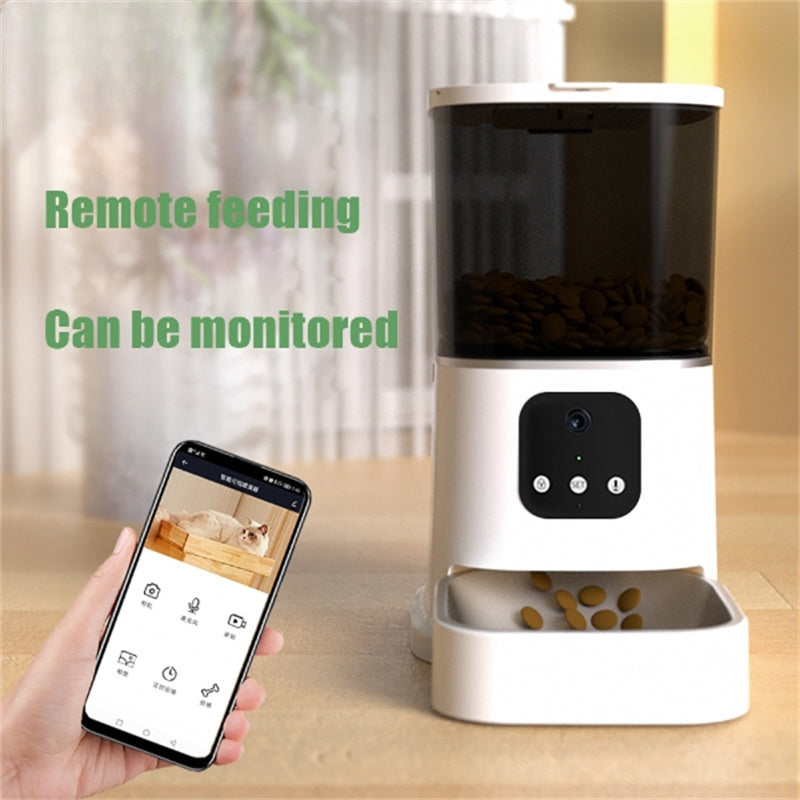 Pet automatic smart  feeder large capacity with WiFi pet bowl