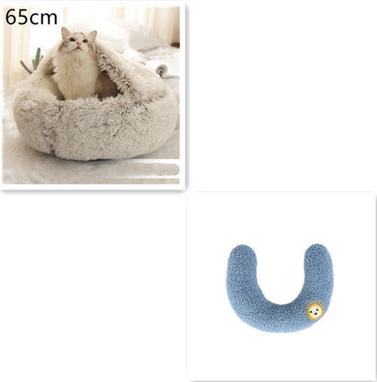 2 In 1 Dog And Cat Bed Pet Winter Bed