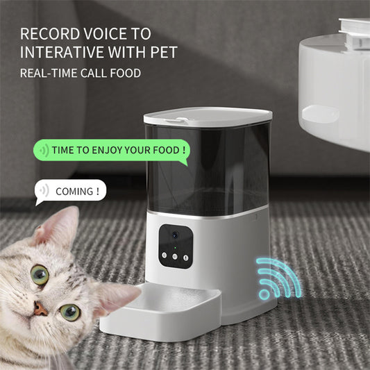 Pet automatic smart  feeder large capacity with WiFi pet bowl