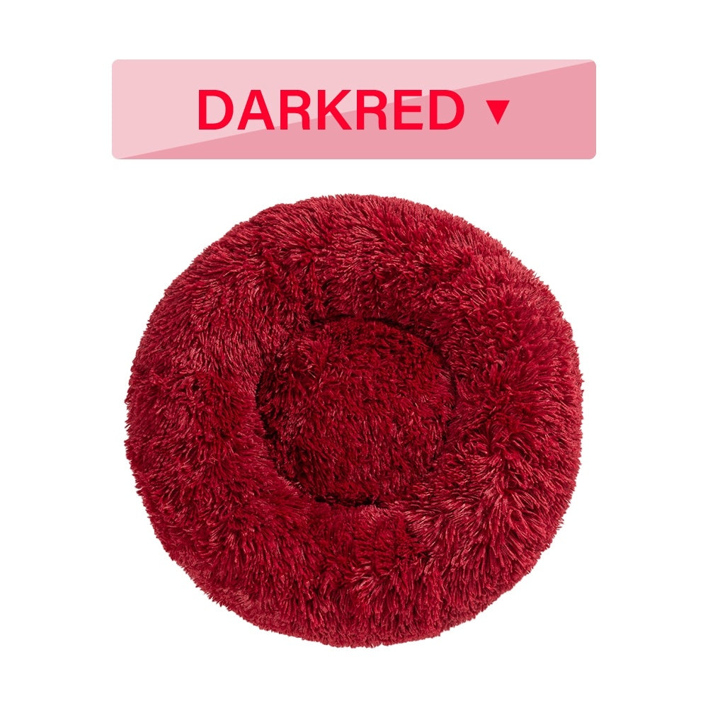 Fluffy Donut Dog Bed Washable Pet Sofa Mat