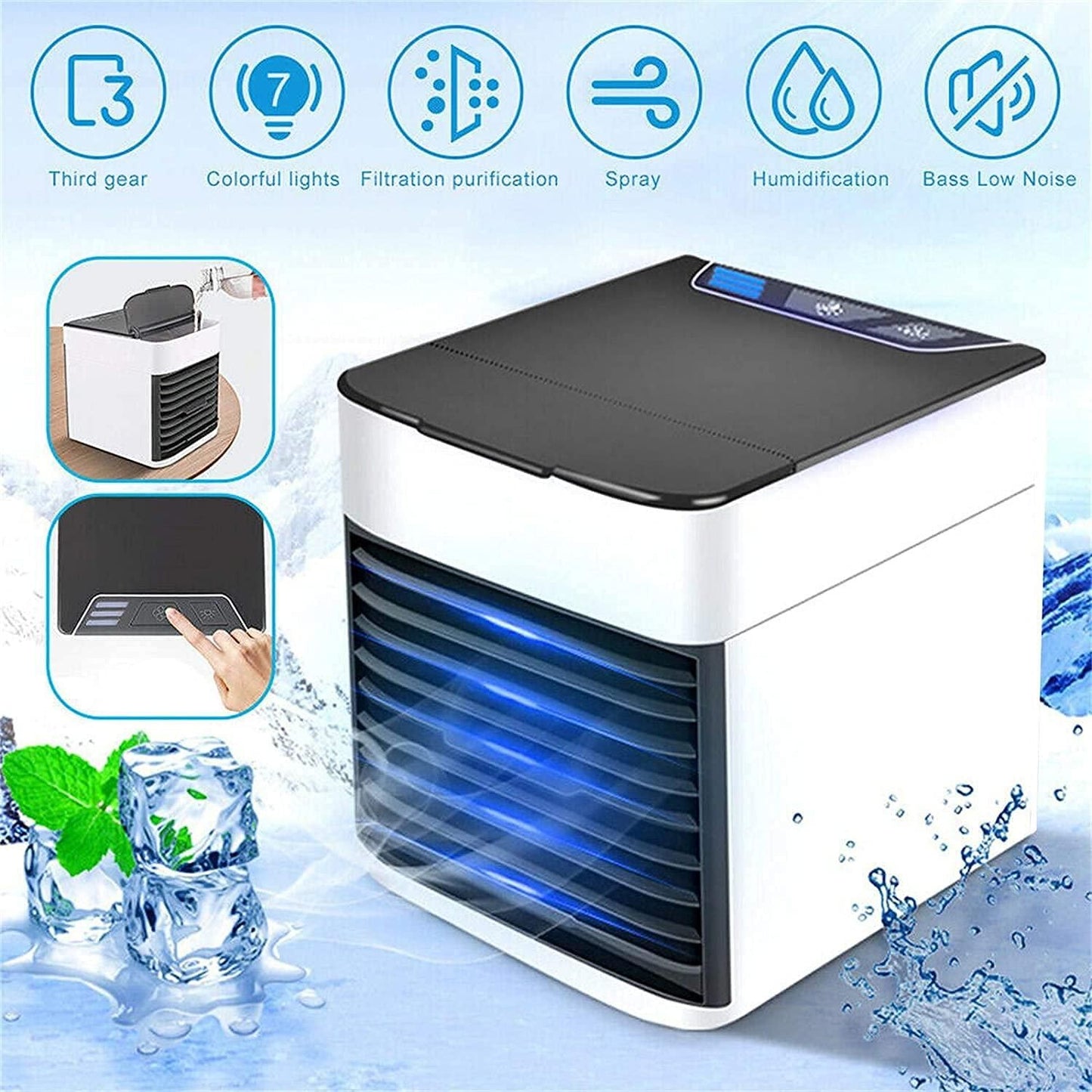 Humidifier Purifier Mini Cooler [MINI AC]