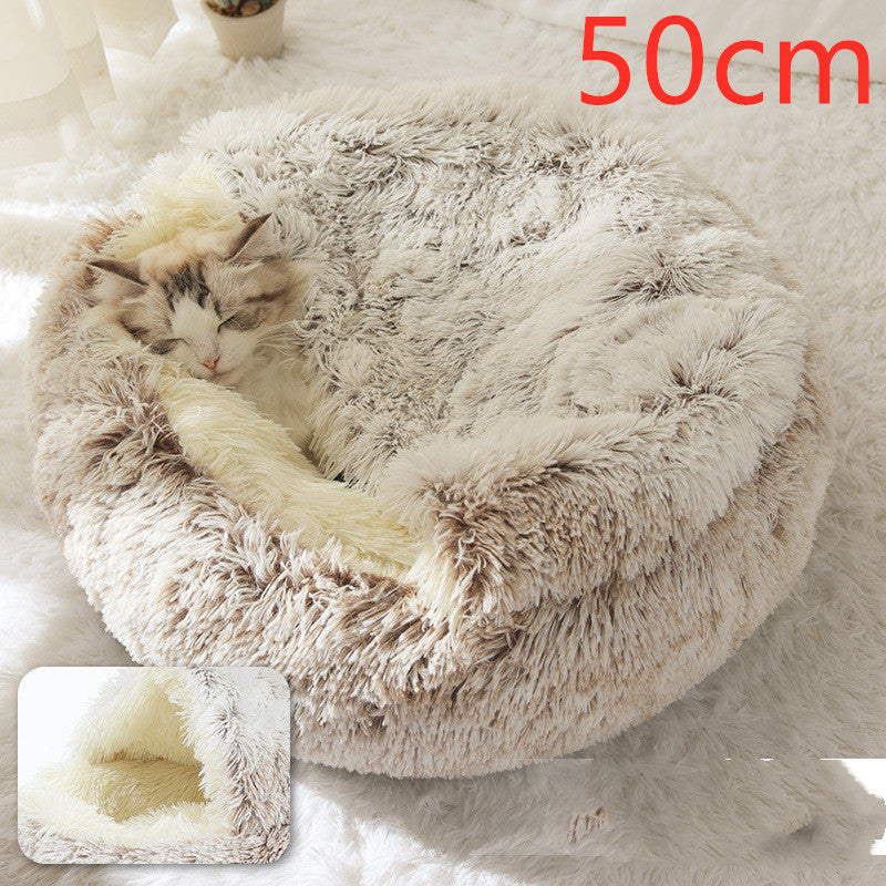 2 In 1 Dog And Cat Bed Pet Winter Bed