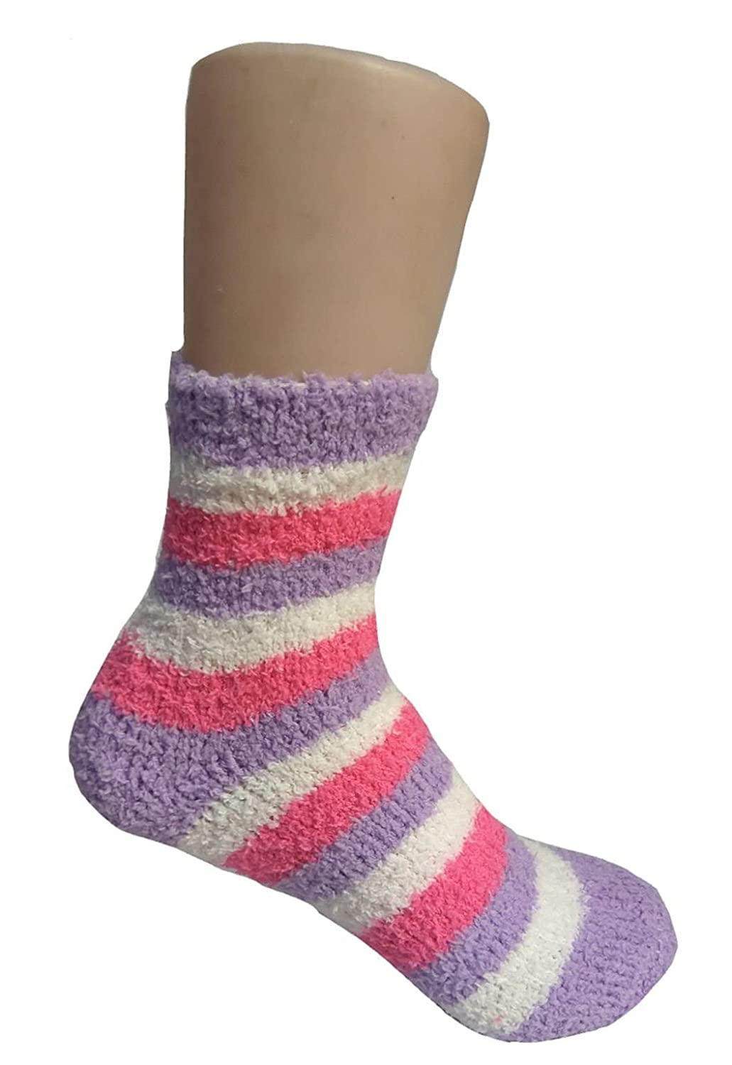 Women Girls Fuzzy Socks Winter Warm Feather Slipper Soft Socks