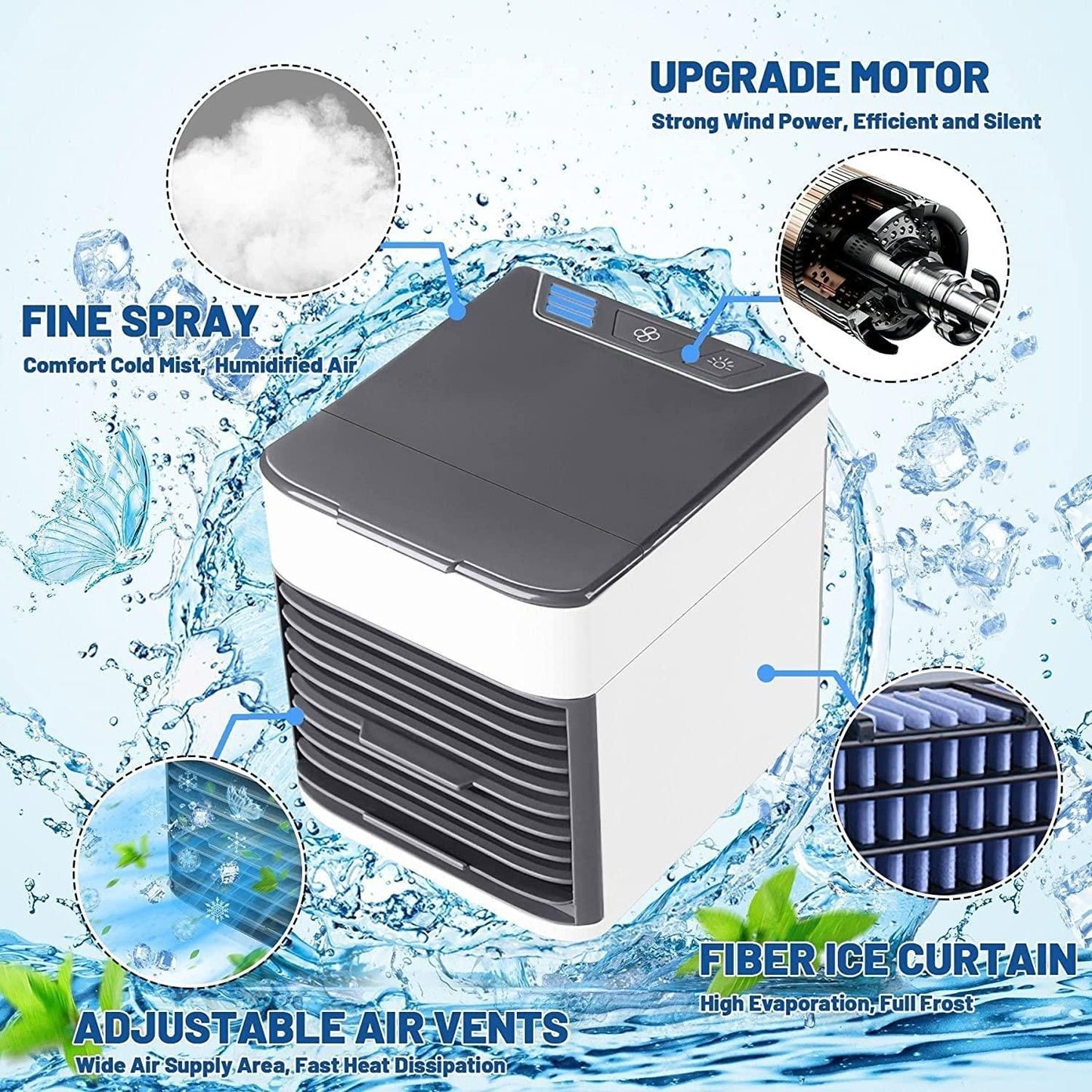 Humidifier Purifier Mini Cooler [MINI AC]