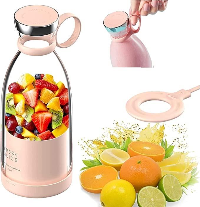 MIXEN Fresh Juice Portable Blender, 350ML Smoothie Blender Bottle, Juicer Travel/School/Office/Workout/Travel/ Baby parenting Use