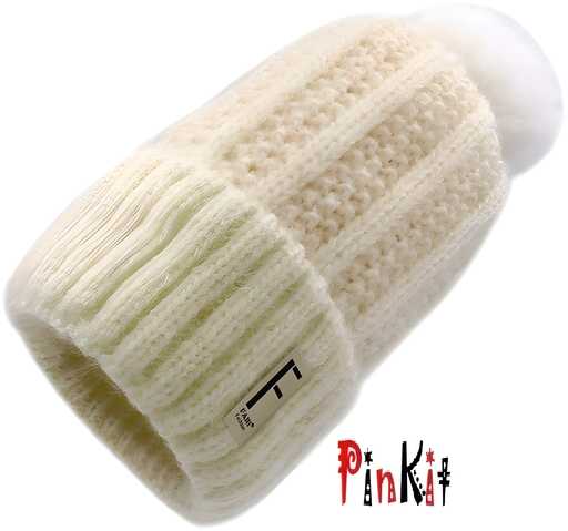 Women's Pompom Winter Beanie Knit Ski Cap