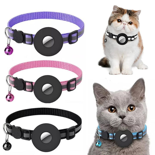 Reflective collar waterproof holder case for Cat ,Dog, Kitten & Puppy Nylon Collar