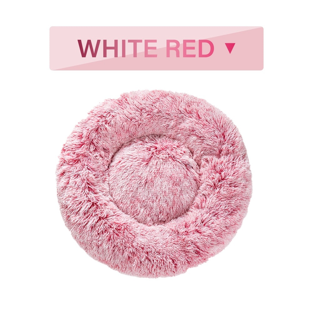 Fluffy Donut Dog Bed Washable Pet Sofa Mat