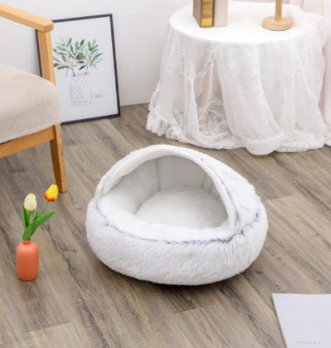 2 In 1 Dog And Cat Bed Pet Winter Bed