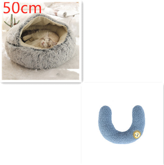 2 In 1 Dog And Cat Bed Pet Winter Bed